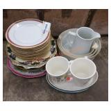 Miscellaneous plates, cups and more