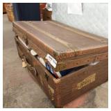 Vintage travel trunk