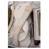 Hooded scarf and winter socks