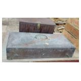 Vintage box and tool lot