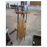 Antique lighting guider runner sled