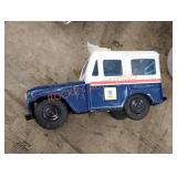 Vintage post office jeep