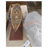 Vintage boat model