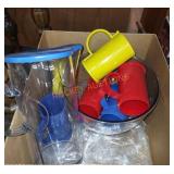 Vintage Dansk gourmet pitcher and cup lot