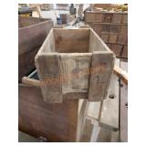 Antique railway shipping crate