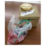 Vintage compact makeup and jewelry lot