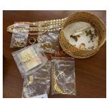Gold plated jewelry lot