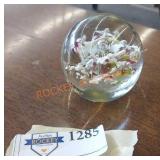 Glass paperweight