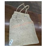 Vintage large Wicker tote