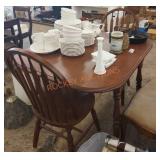 41"x35" dining table and chairs