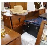 Full bed frame and mattress