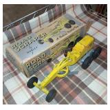 Hubley kiddie toy road scraper and box