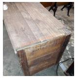 Large vintage wooden box