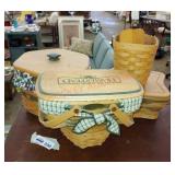 Longaberger Christmas basket lot