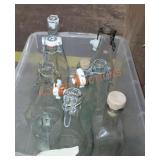 Vintage foreign bottle lot