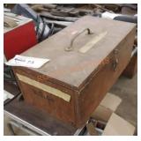 Vintage tool box and tools