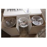 Petit Vin wine glasses imported from France