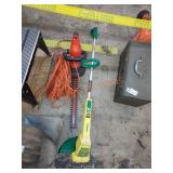 Electric weed eater and hedge trimmers