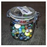Jar full of marbles