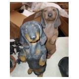 Standing dachshund lot