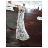 Real fur vintage coat collar