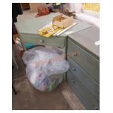 Vintage desk and corner unit