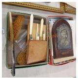 Vintage letters, brushes and more