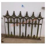 Antique cast iron fencing- some damage