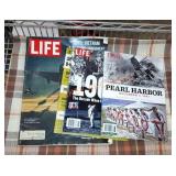 Vintage life and time magazines