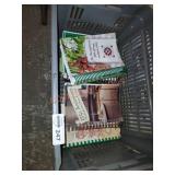 Crate of grange cookbooks