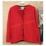 Vintage pure lambswool cardigan. Small