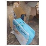 Needlepoint tray and mattress protector sheet