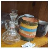 Misc. Cups and cruet lot