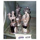Pewter bell set