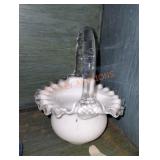 Fenton glass basket