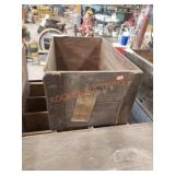 Antique Thomas Moulding floor crate