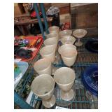 Handmade glassware set