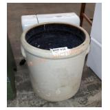 Large pottery crock