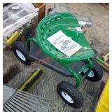 One stop garden rolling work seat