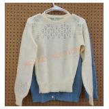 Vintage cardigan and sweater. Small