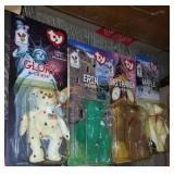 Vintage TY beanie babies in in pkg.