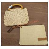 Canadian made vintage purse and cash bag