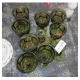 Green goblet lot