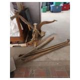 Vintage plow and jack