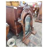 Antique dresser and mirror top