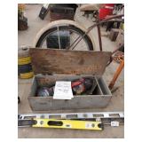 Vintage box with Milwaukee sander