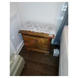 Small 2 drawer bedside table