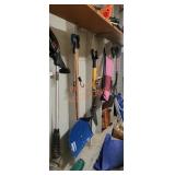 Shovels, weed Trimmer and more lot
