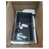 32"x18." Large one bowl sink brown/gray