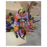 Case decorative Halloween wreaths